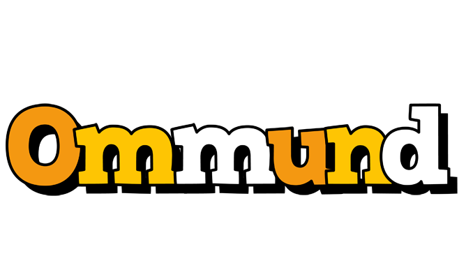 Ommund cartoon logo