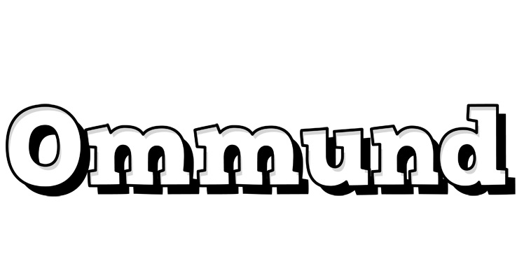 Ommund snowing logo