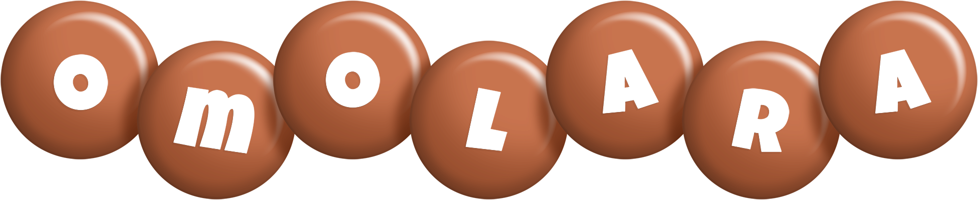 Omolara candy-brown logo