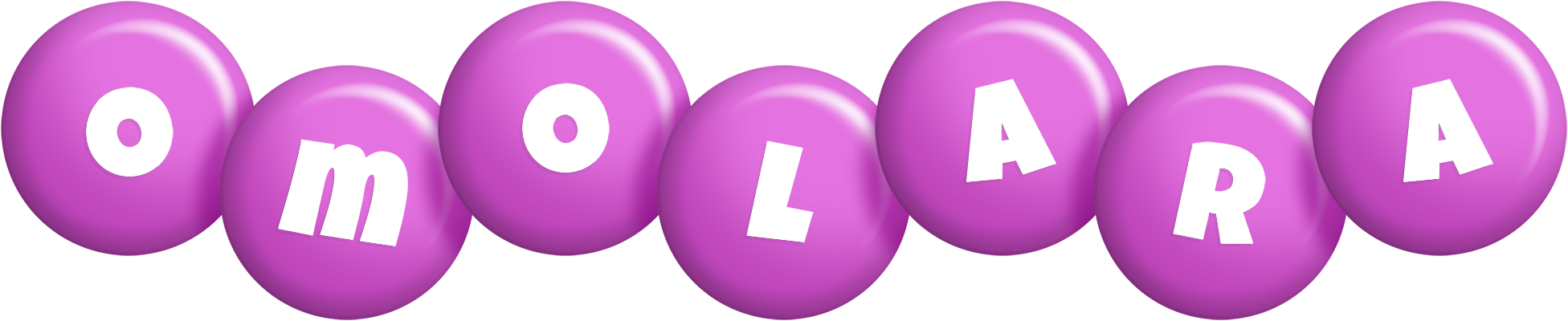 Omolara candy-purple logo