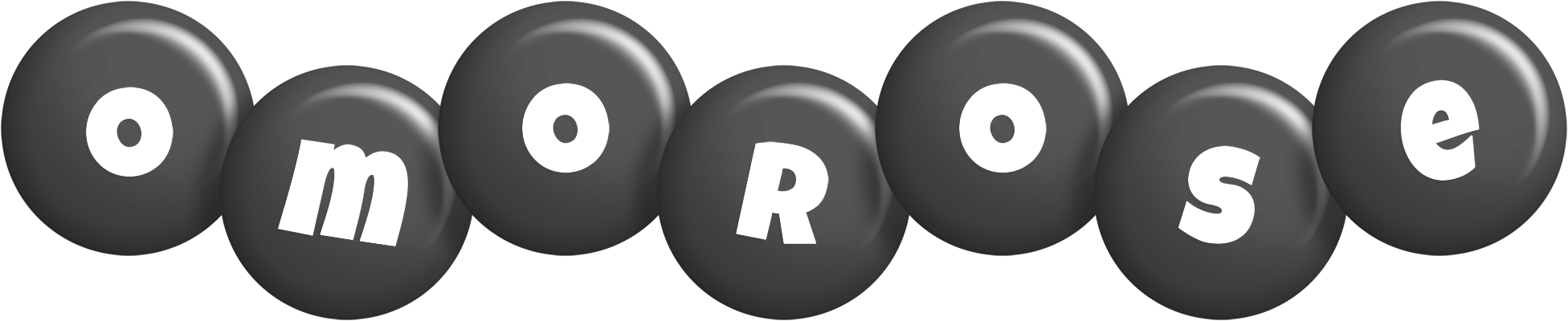 Omorose candy-black logo