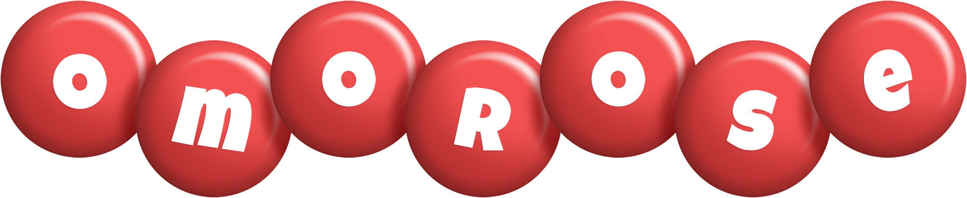 Omorose candy-red logo