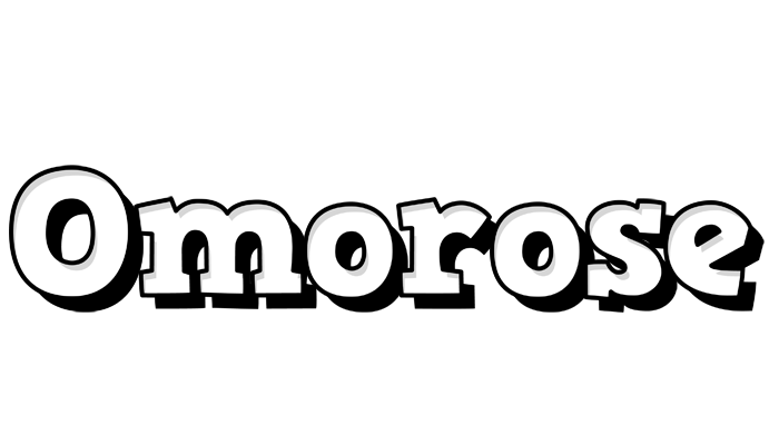 Omorose snowing logo