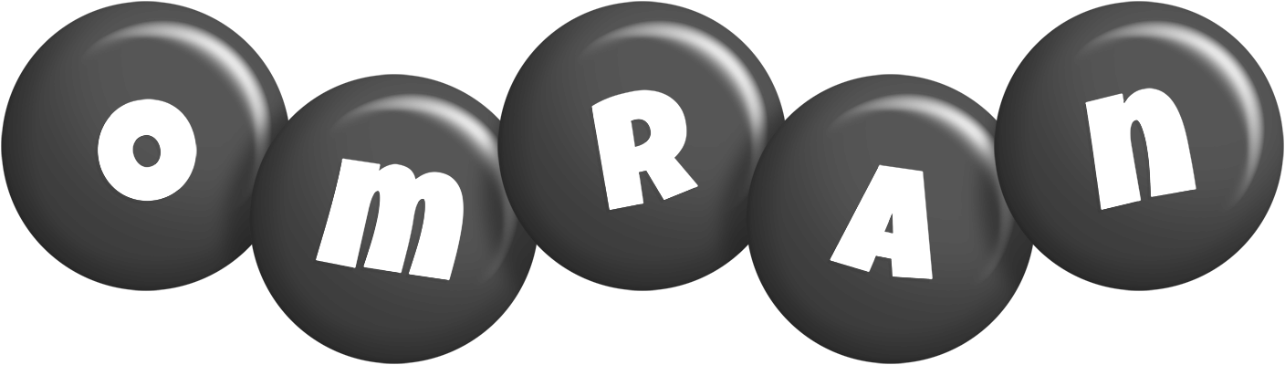 Omran candy-black logo
