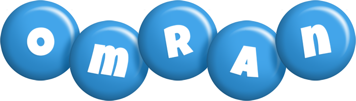 Omran candy-blue logo