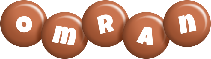 Omran candy-brown logo