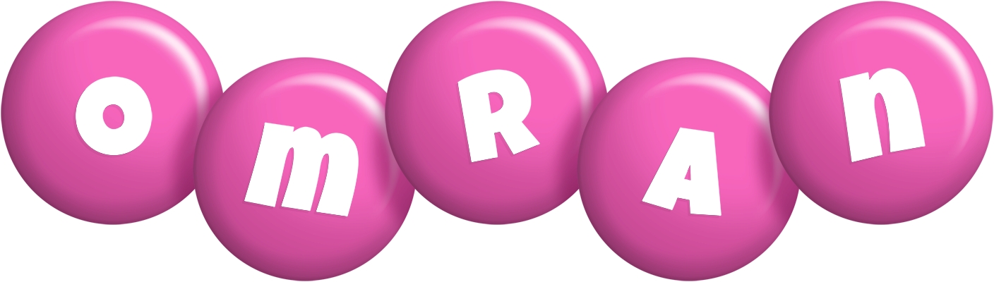 Omran candy-pink logo