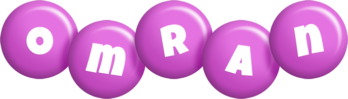 Omran candy-purple logo