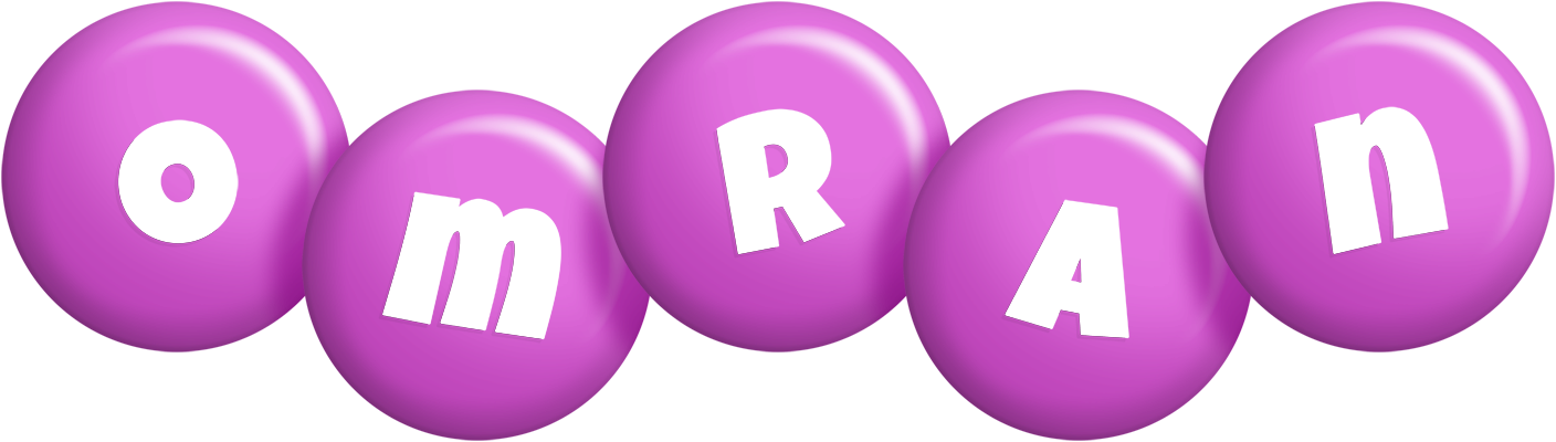 Omran candy-purple logo