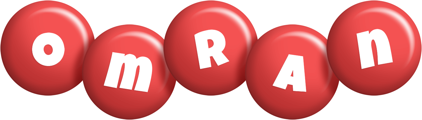 Omran candy-red logo