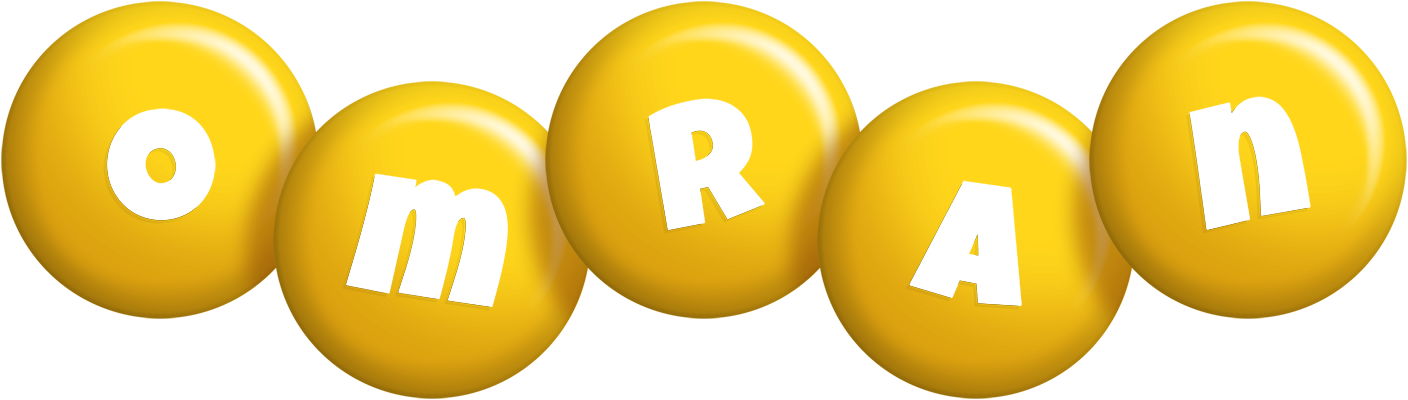 Omran candy-yellow logo