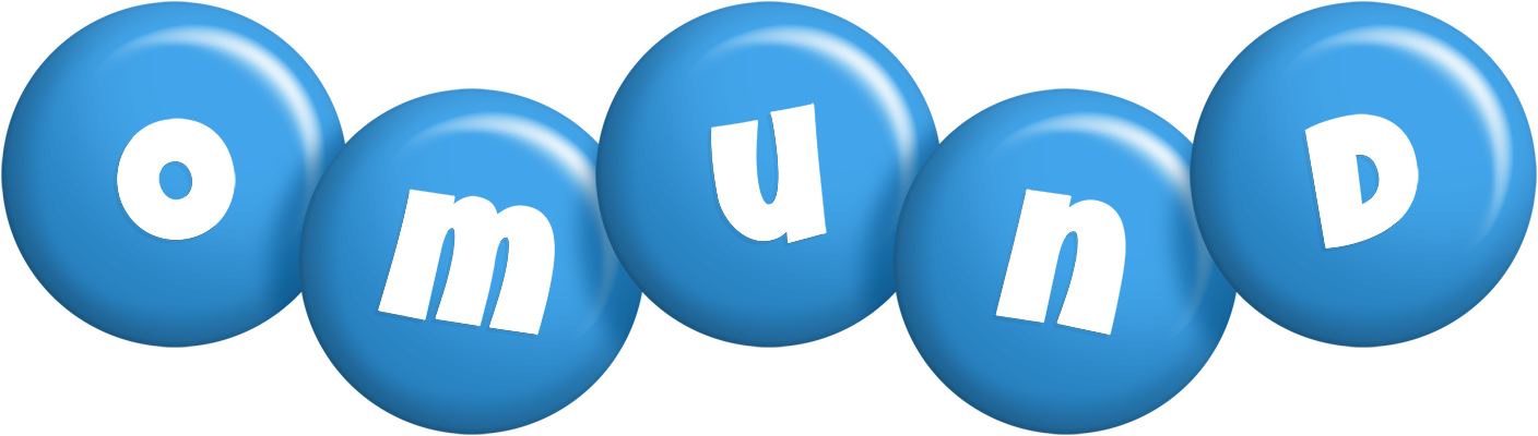 Omund candy-blue logo