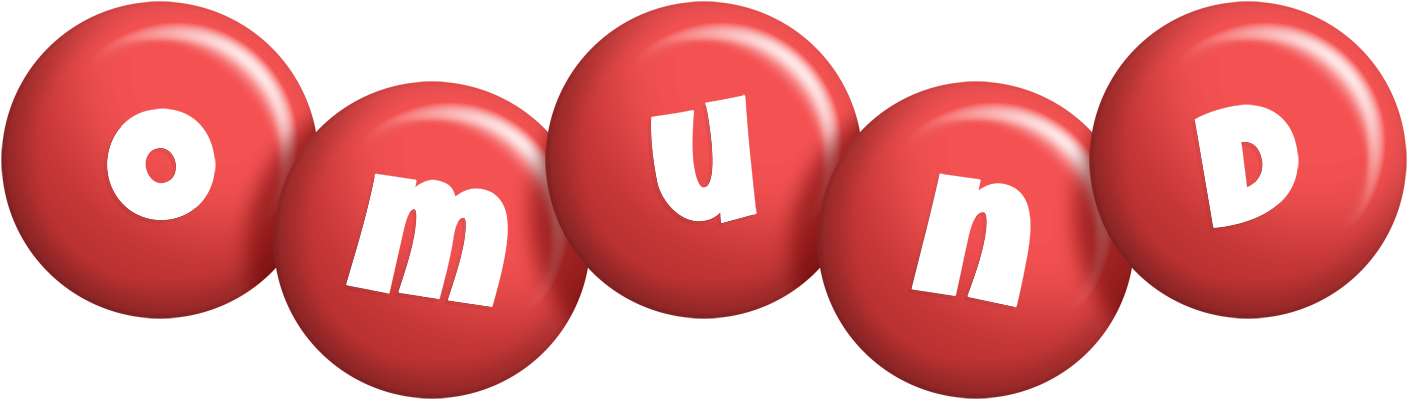 Omund candy-red logo