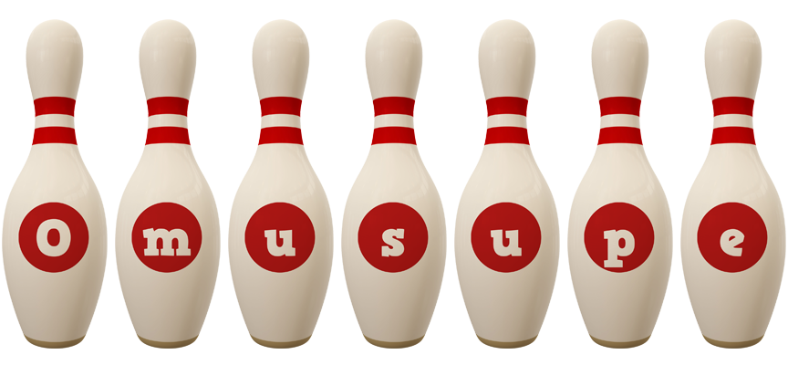 Omusupe bowling-pin logo