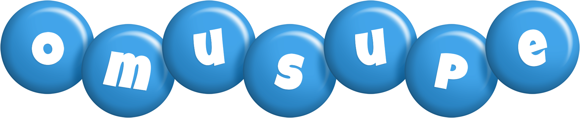 Omusupe candy-blue logo