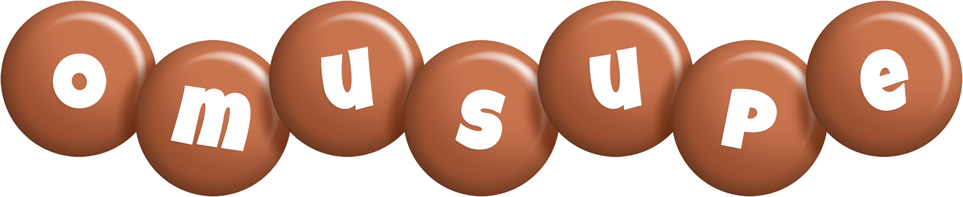 Omusupe candy-brown logo