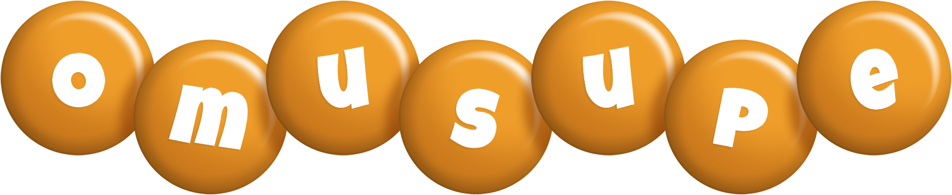 Omusupe candy-orange logo