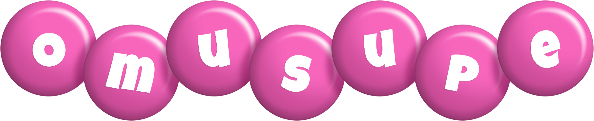 Omusupe candy-pink logo