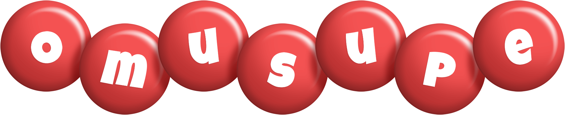 Omusupe candy-red logo