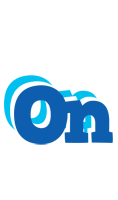 On business logo