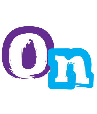 On casino logo