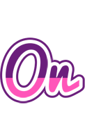 On cheerful logo