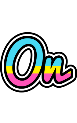 On circus logo