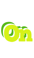 On citrus logo
