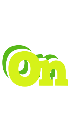 On citrus logo