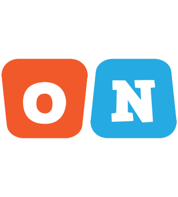 On comics logo