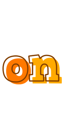 On desert logo