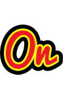 On fireman logo