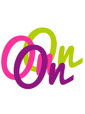 On flowers logo
