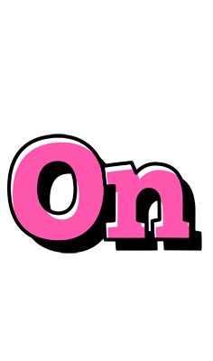 On girlish logo