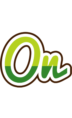 On golfing logo