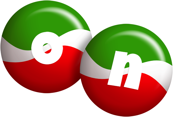 On italy logo