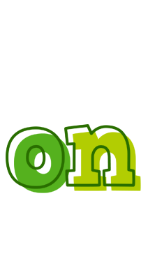 On juice logo