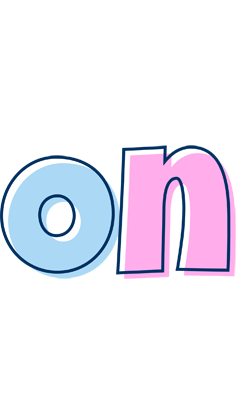 On pastel logo