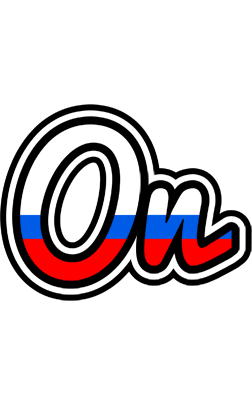 On russia logo