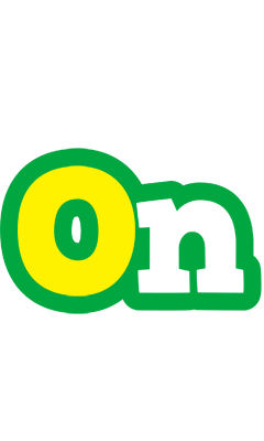 On soccer logo
