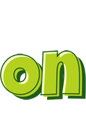 On summer logo