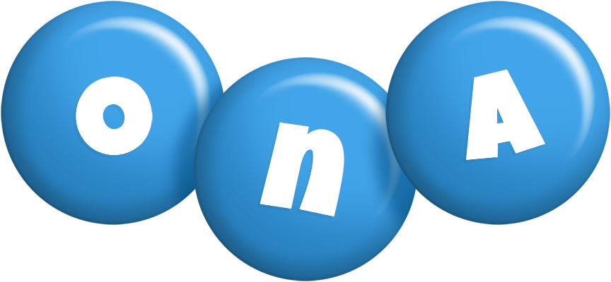 Ona candy-blue logo