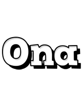 Ona snowing logo
