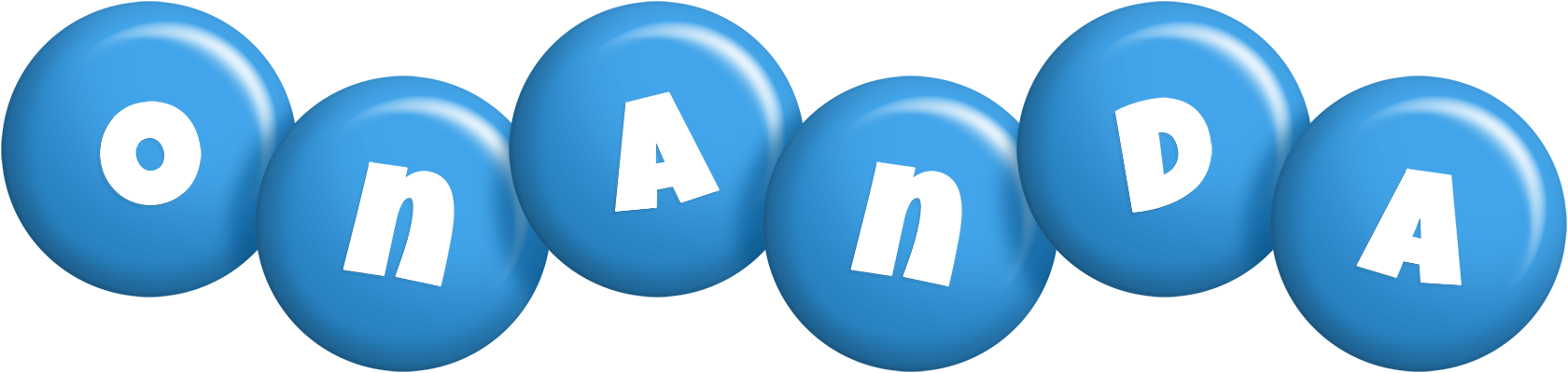 Onanda candy-blue logo