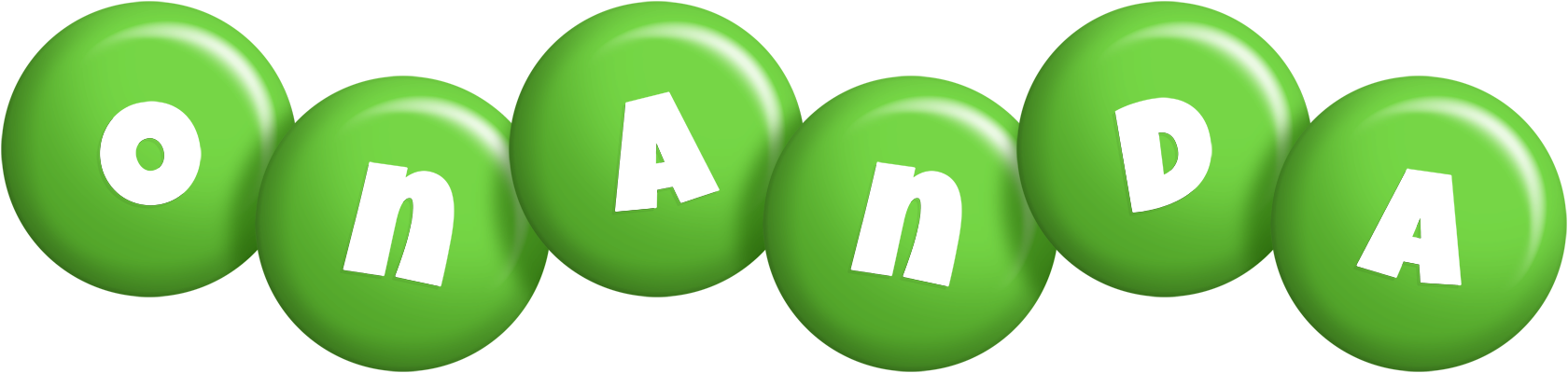 Onanda candy-green logo