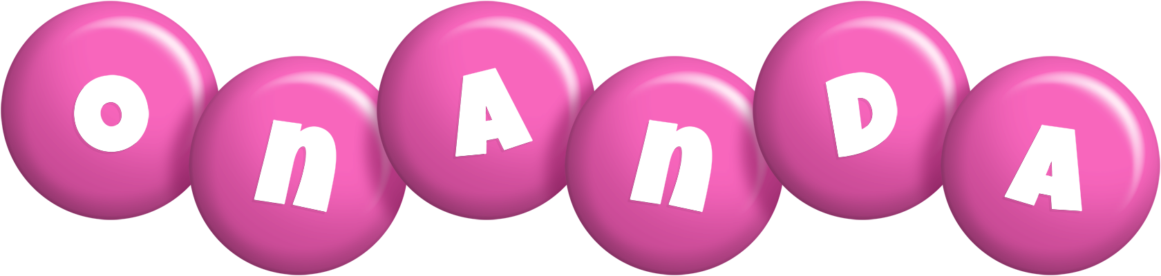 Onanda candy-pink logo