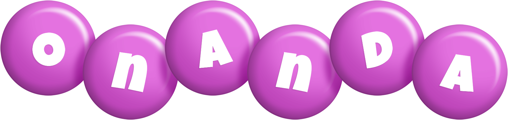 Onanda candy-purple logo