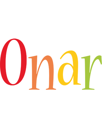 Onar birthday logo