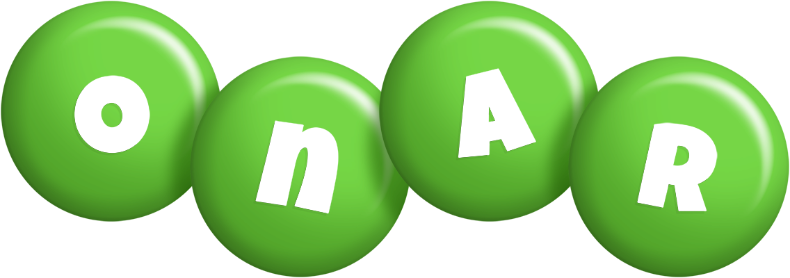 Onar candy-green logo