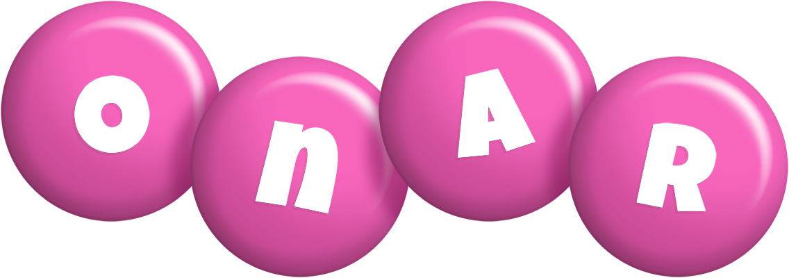 Onar candy-pink logo